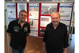 zeiTTor Fischereiausstellung Kuratoren Thomas Schwarz, links und Norbert Kahl, rechts