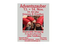 Plakat Adventszauber Friedrichsruh 2021