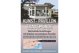 Plakat Kunst-Pavillon Travemünde 