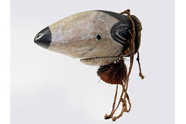 Hai-Maske, Bidyogo, Guinea Bissau, 20. Jh. © Völkerkundesammlung Lübeck, Foto: Michael Haydn