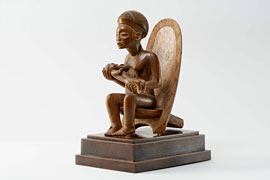 Maternity-Figur, Chokwe 20. Jahrhundert © Völkerkundesammlung Lübeck