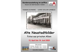 Plakat „Alte Neustadtbilder. Fotos auf privaten Alben“