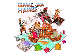 EHM Game Jam Hanse 2, Illustration © Tim Eckhorst