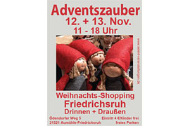 Plakat Adventszauber Friedrichsruh 2022