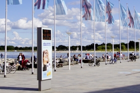 Wetterstation an der Travemünder Promenade © TraveMedia