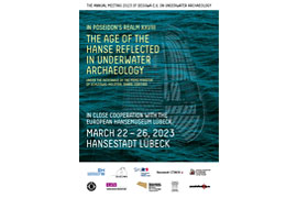 EHM, Plakat Poseidons Reich 28, Tagung zur Unterwasserarchäologie
