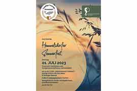 Plakat Sommerfest Hemmelsdorf