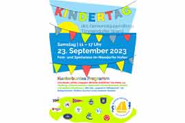 Plakat Kindertag Timmendorfer Strand 2023