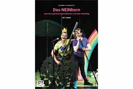 Plakat „NEINhorn“ – Kinder- und Jugendtheater kirschkern Compes & Co. © Ellen Coenders