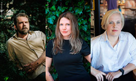 Dirk Gieselmann © Tobias Kruse/Ostkreuz; Marlen Hobrack © Amac Garbe; Anne Rabe © Annette Hauschild