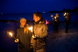 Fackelwanderung in Timmendorfer Strand © Olaf Malzahn