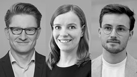 EHM – Grenzenlos erfolgreich – Boykotte – Janis Kluge, Julia Grauvogel, Maurice Höfgen, v. l. n. r. © Europäisches Hansemuseum
