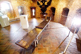 spätmittelalterliche Streckbank © Museum Holstentor