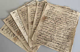 Stollberg-Sammlung Croÿ – Original-Briefe © Eutiner Landesbibliothek