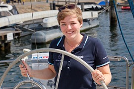 Clara Weimer – Abreise in Travemünde © Udo Ott