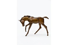 Hans Joachim Ihle, Araberjährling galoppierend, 1972, Bronze © Ostholstein-Museum
