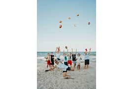 American Football Beachcamp © www.luebecker-bucht-ostsee.de