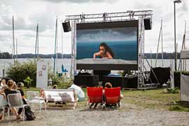 Stadtbuchtkino Plön © Tourist Info Großer Plöner See Tatjana Kay
