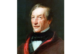 Portrait Peter Joseph Lenné um 1850 von Carl Joseph Begas – Wikipedia gemeinfrei