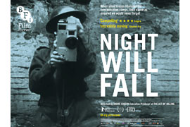 Poster Dokumentarfilm „NIGHT WILL FALL“