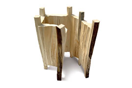 Jan Koberstein, Paravent, Holz © Ostholstein-Museum