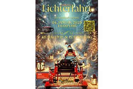 Lichterfahrt Malente © Schienenverkehr Malente-Lütjenburg e. V.