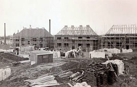 Bau der Häuser auf dem Wieksberg 1937 © Stadtarchiv Neustadt in Holstein