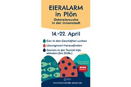Plakat „Eiereralarm in Plön“