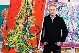 Leon Löwentraut © Sebastian Drüen – Atelier Löwentraut