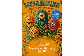 Plakat „Familienkonzert Sopranissimo 2025“