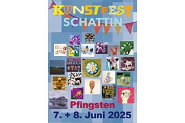 Plakat Schattiner Kunstfest 2025