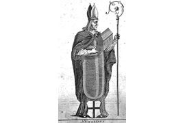 St. Vicelin © aus: Westphal, Monumenta inedita, Bd. 2, Tabula I