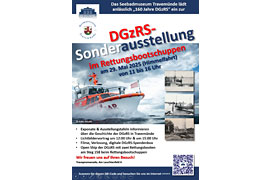 Plakat DGzRS Sonderausstellung 2025