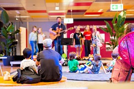 Lübeck Übergangshaus - Kinderprogramm mit Dirk Paulsen © LTM