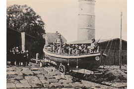 Alte Rettungsstation in Travemünde © Seebadmuseum Travemünde