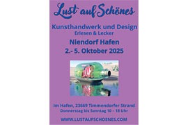 Plakat „Lust auf Schönes“ Niendorf an der Ostsee 2025