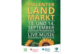 Plakat Malenter Landmarkt 2025