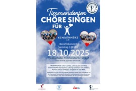 Plakat Benefizkonzert Timmendorfer Strand