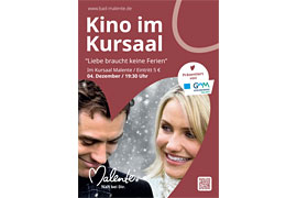 Plakat Kino im Kursaal Malente © MaTS GmbH/Tatjana Kay