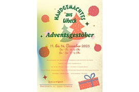 Plakat Adventsgestöber – VERSUCHSHAUS