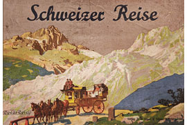 Cover des Spieles „Schweizer Reise“ von 1925 © Eutiner Landesbibliothek