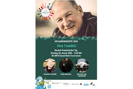 Plakat Classical Beat Neujahrskonzert 2026 VIVE L'AMITIÉ! AN EINEM TAG IM SEPTEMBER