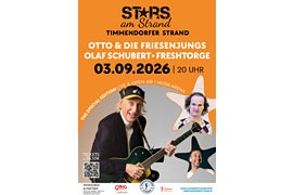 PLakat „Stars am Strand“ Special-Edition: OTTO & Die Friesenjungs, Olaf Schubert und Freshtorge