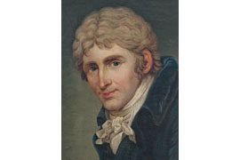 Johannes Falk (1805); Gemälde (Detail) von Christiane H. D. Westermayr © Klassik Stiftung Weimar, Museen 