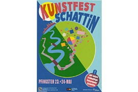 Plakat Kunstfest Schattin 2026
