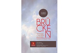 Plakat Ausstellung „Brücken“ © Kunsttankstelle