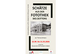 Plakat „Schätze aus der Fotothek des zeiTTors“ © zeiTTor – Museum der Stadt Neustadt in Holstein