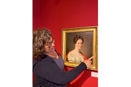Museumspädagogin Esther Dörrhöfer auf Spurensuche © Ostholstein-Museum