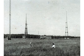 Pelzerhaken – Funktürme 1922 © Fotothek zeiTTor – Museum der Stadt Neustadt in Holstein