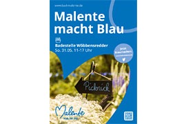Plakat „Malente macht blau“ 2026